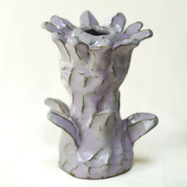 Orchid Candlestick Pair