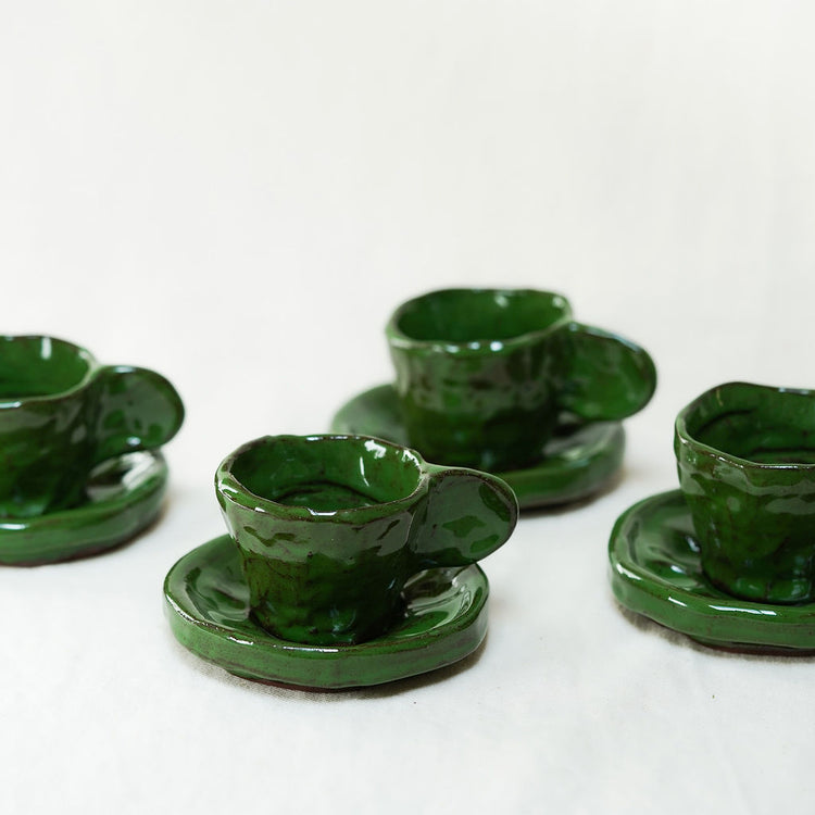 Espresso Set (4) - Froggy Green
