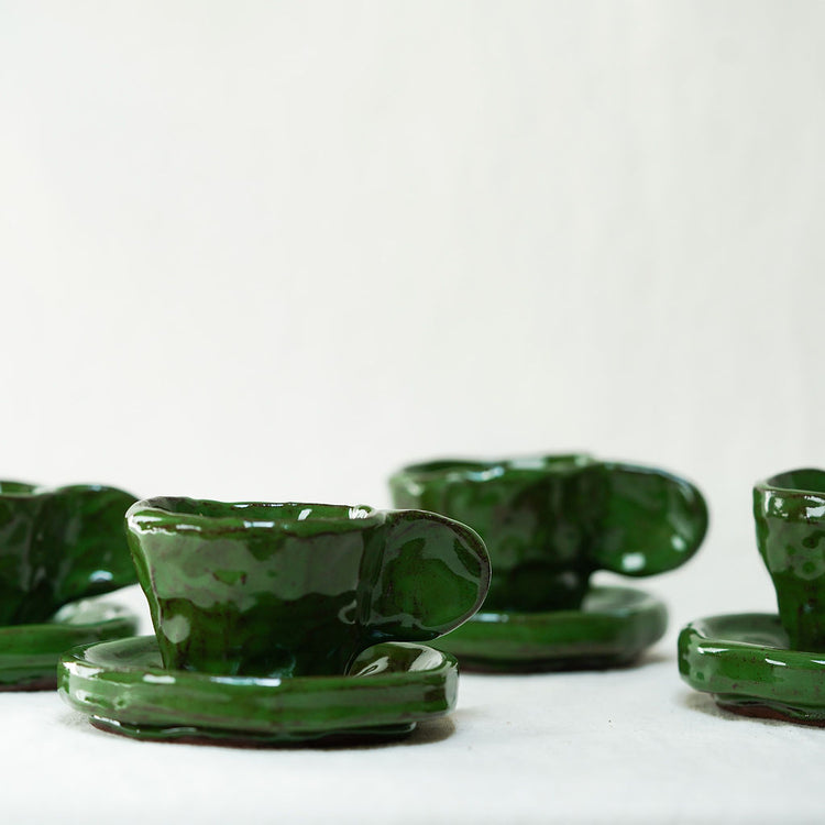 Espresso Set (4) - Froggy Green