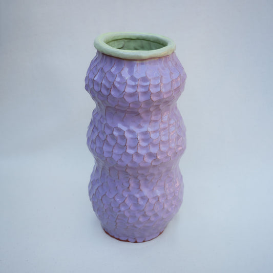 Orchid Honeydew Snowman Vase, 2023