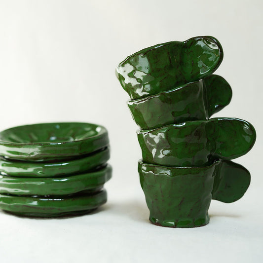 Espresso Set (4) - Froggy Green